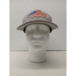 Local Crowns Mesh Trucker Printed Logo Gray Snapback Comfort Fit Casual Hat Cap